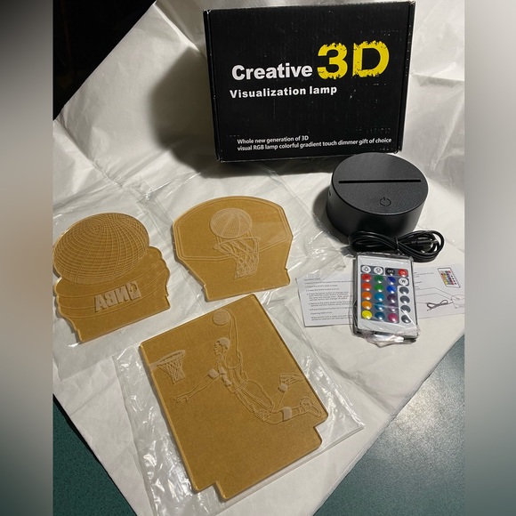 3D Basketball lamp - Picture 3 of 6